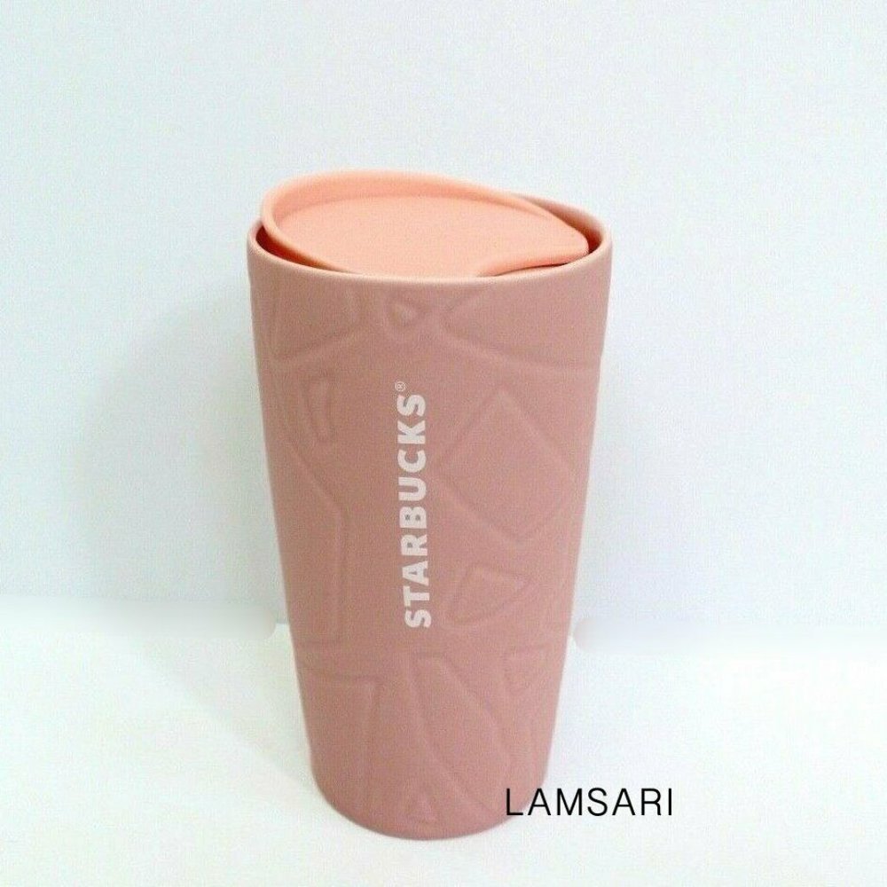 Starbucks Spring 2020 Pink Matte Ceramic Tumbler
